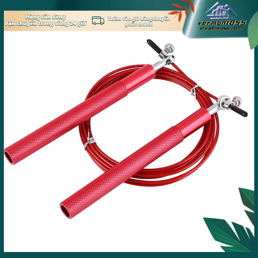 Vermont055 Aluminium Alloy Handle Speed Jump Skipping Rope Sports Training Equipment