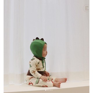 Bộ quần áo họa tiết KHỦNG LONG hãng peekaboo cho bé