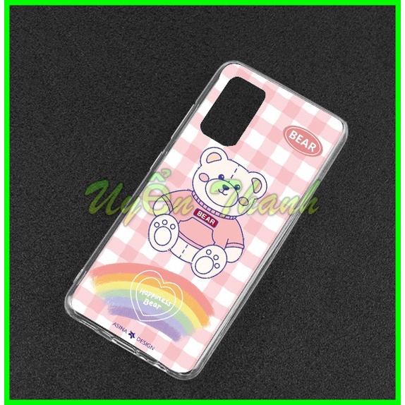 Ốp silicon in hình đẹp mắt Xiaomi Redmi A1 10 10A 10c K20 K30 K40 K50 pro ultra gaming Poco C40 F3 F4 X3 X4 Pro GT Gấu-1