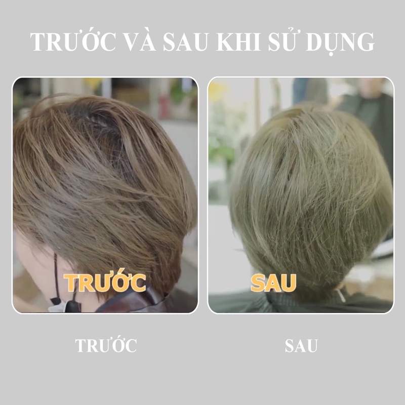 Thuốc nhuộm tóc xanh rêu đen khói không cần tẩy chính hãng OLAP OL33