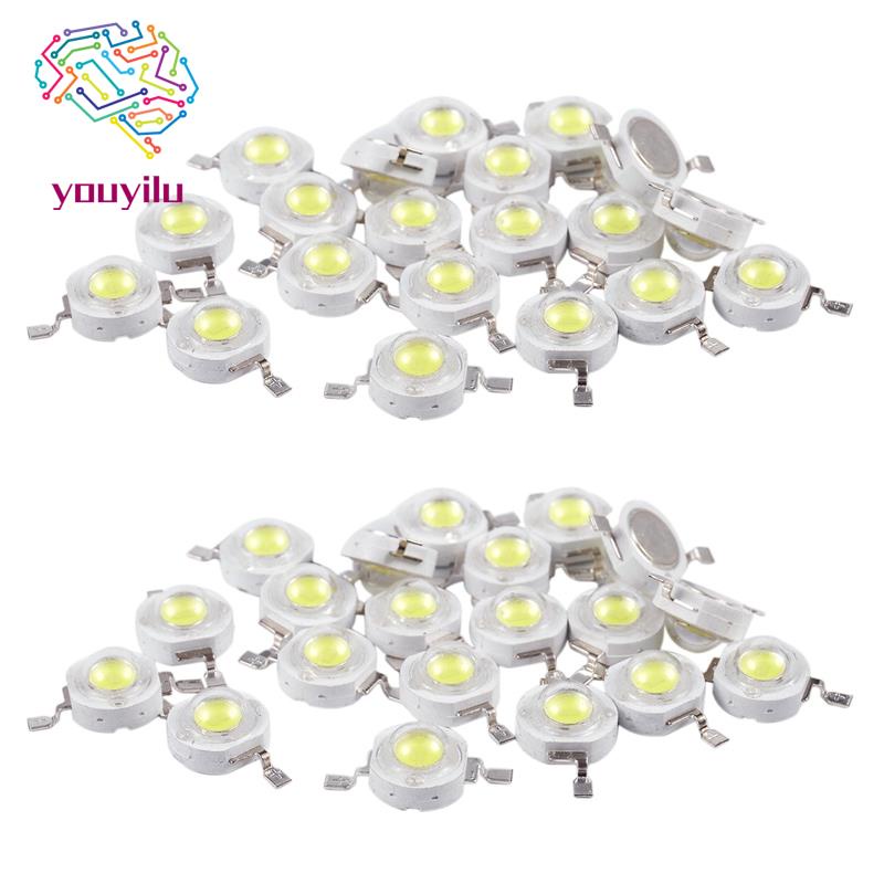 Set 20 hạt đèn LED 2 Pin 3W 170-190Lm 6000K