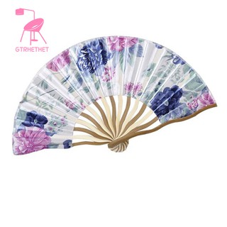 Quạt nan tre cầm tay phong cách Trung Hoa xinh xắn