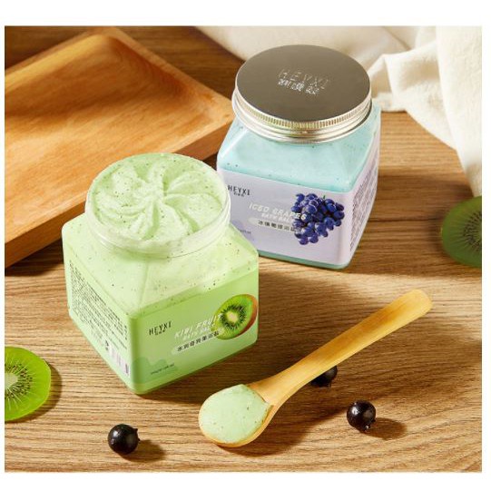 Tẩy da chết Heyxi chiết xuất từ hoa quả  hũ 350g giúp làm trắng sáng và nuôi dưỡng làn da Lylya St