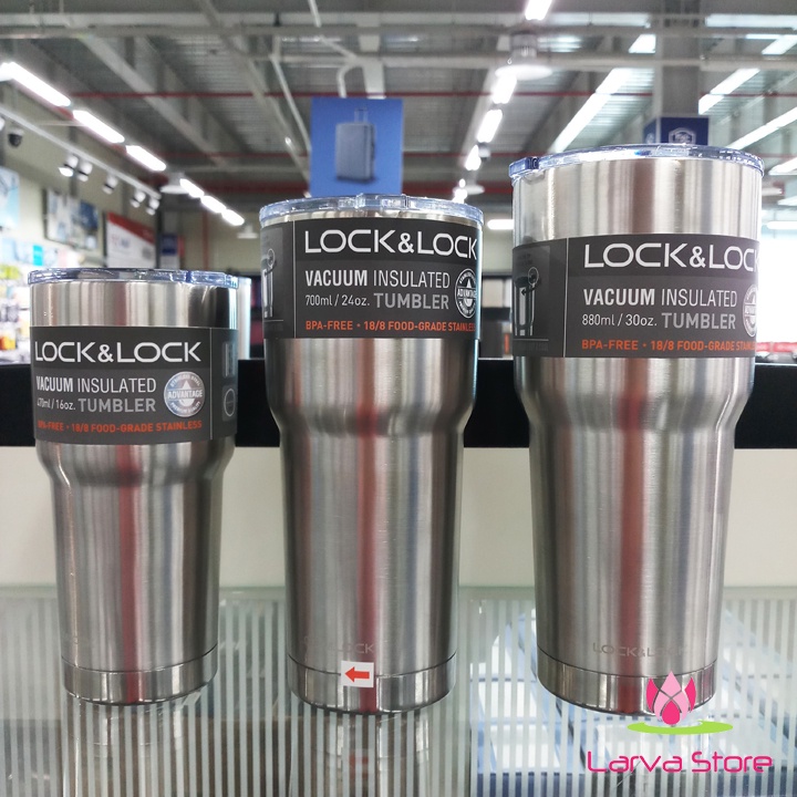 Bình giữ nhiệt Inox 304 Lock&amp;Lock Swing Tumbler LHC4136 470ml / LHC4137 700ml/ LHC4138 880ml