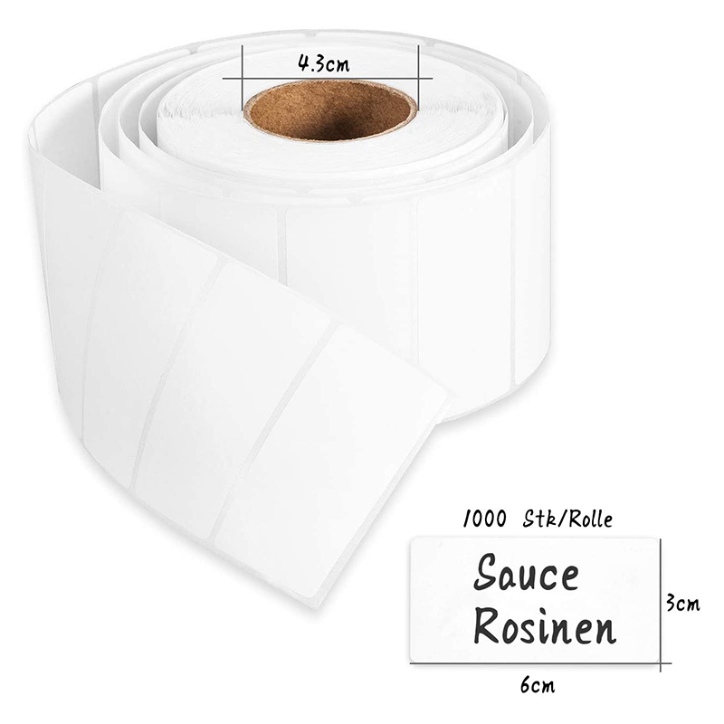 Giấy nhãn sticker để ghi chú dán lọ thức ăn tiện dụng