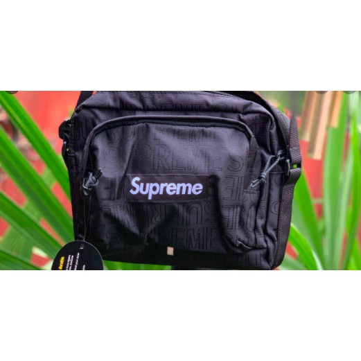 [⚡️Cao Cấp] Túi Đeo Chéo Nam Nữ Supreme Shoulder Bag SS19