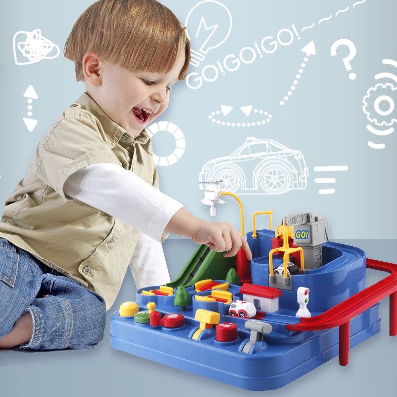 Đồ Chơi Ô Tô Đường Đua Phiêu Lưu Cho bé, Đồ chơi trí tuệ STEM / STEAM sáng tạo Trẻ Em