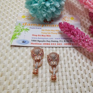 CHARM ĐẦU CON BÁO ĐÍNH ĐÁ PHỐI VÒNG CỔ VÒNG TAY TRANG SỨC PHỤ KIỆN CÁ TÍNH SANG TRỌNG PK363 PK364 PK395 PK397 PK397