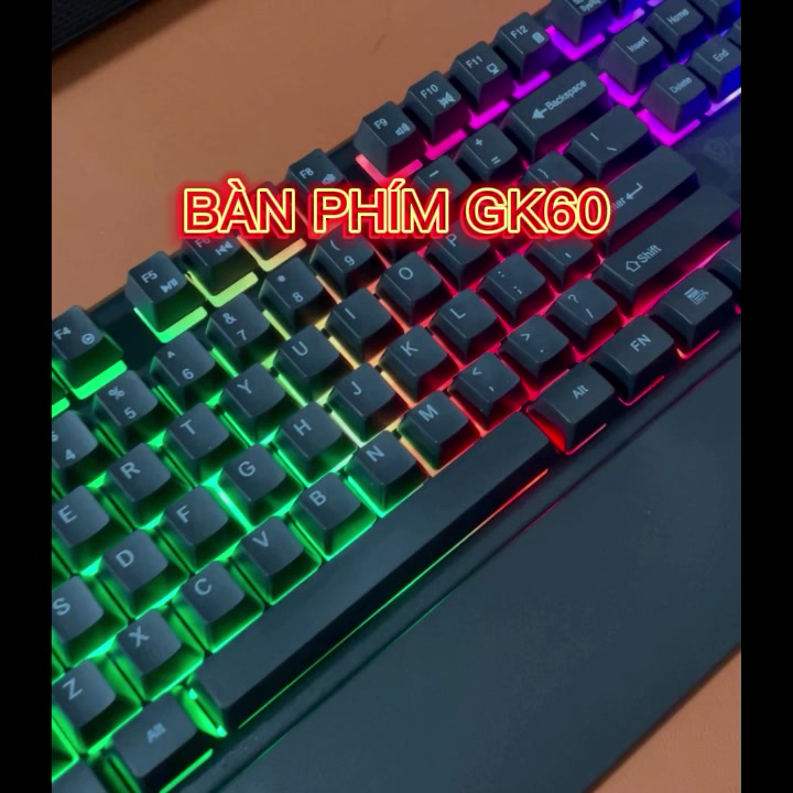 Bàn Phím Máy Tính GK60 Có Dây Chống Ồn Chắc Chắn Siêu Bền | BigBuy360 - bigbuy360.vn