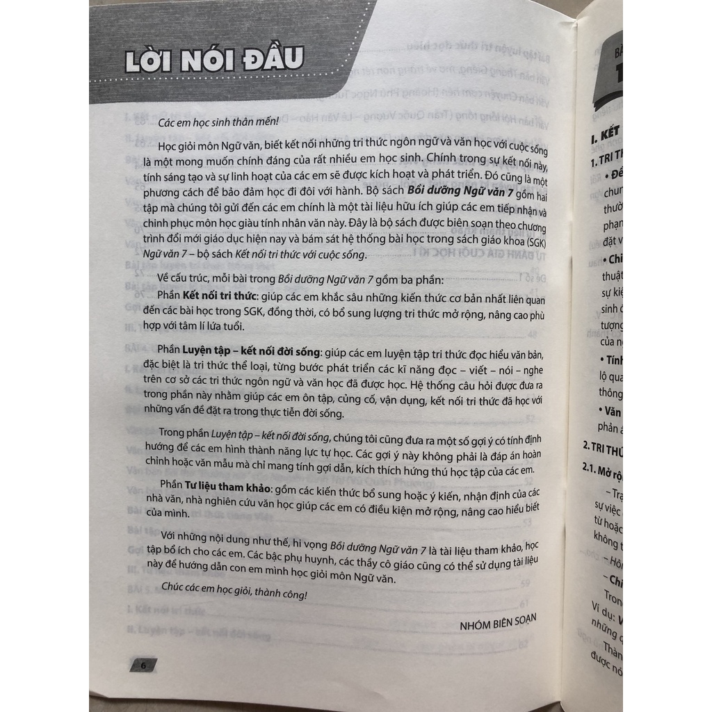 Sách - Bồi dưỡng Ngữ văn 7 - Kết nối tri thức với cuộc sống - NXB Giáo dục
