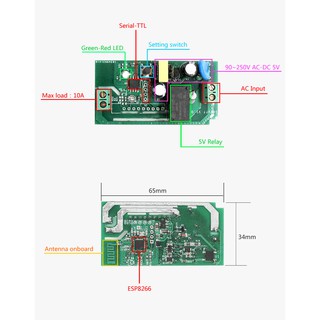 Công tắc thông minh SONOFF Basic R2 -  Bản nâng cấp R2 - Quốc Tế