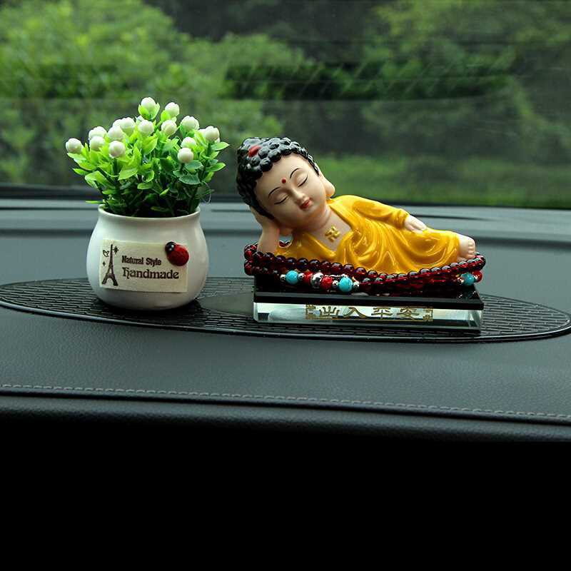 Tượng Phật Tổ Thích Ca niết bàn thờ cúng trang trí Xe ô tô