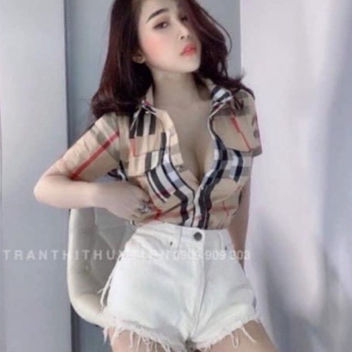 Quần Đùi Kaki Tua Rua, Quần Shorts Kaki Nữ Tua Rua