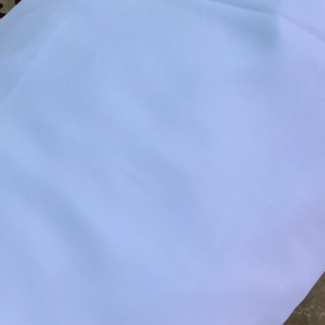 Vải silk lụa màu trắng may áo sơ mi, may đồng phục