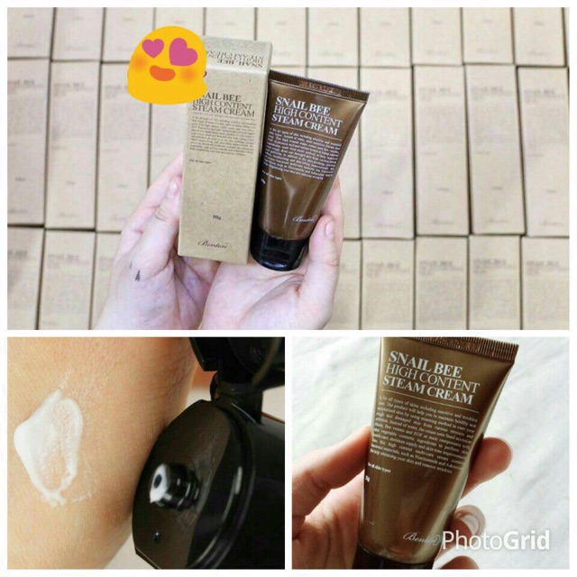 Kem dưỡng SNail Bee High content Steam cream