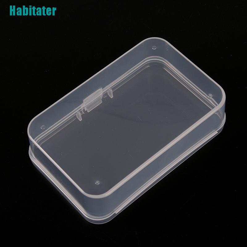 1 Hộp Nhựa Trong Suốt Có Nắp Đậy Đựng Đồ Dùng Tiện Lợi