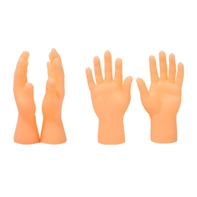 Whi 4/10Pcs Little Hands Model for Doll Universal Finger Puppet Children Role for Pl