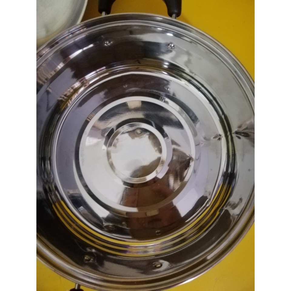 Nồi hấp inox nội địa Nhật, size 27cm, cao 16cm (mã 672), Dùng được bếp từ