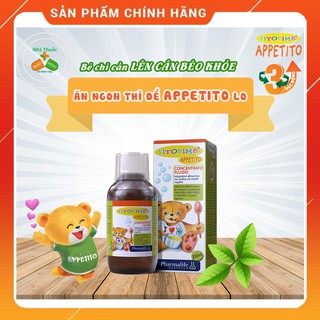 Fitobimbi Appetito Bimbi Siro Giúp Bé Ăn Ngon 3 Tác Động Chai 200ml Nhập Khẩu Ý