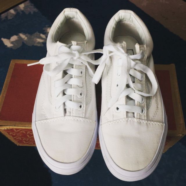 Giày vans old skool all white