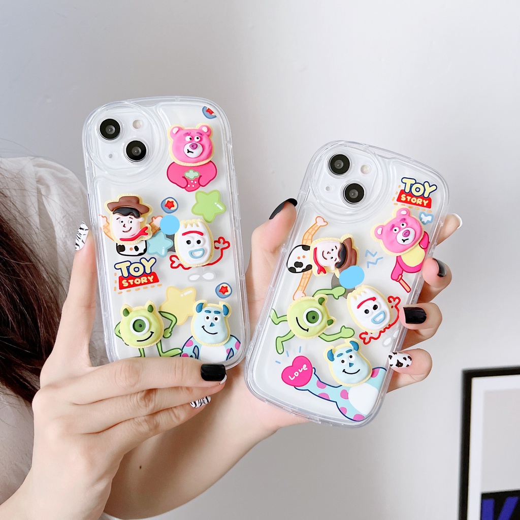Ốp Điện Thoại Hình Gấu 3D Cho iPhone 14 / 13 / 12 / 11 / X / 8 / 7P