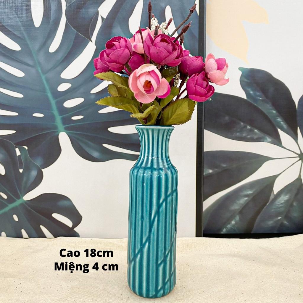 Lọ hoa Mini BÁT TRÀNG , dòng men mát hồng, trắng, xanh ngọc vân nổi cao cấp , để trang trí , cắm hoa bắt mắt