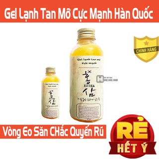 Gel Lạnh Tan Mỡ Cực Mạnh. kem tan mỡ bụng
