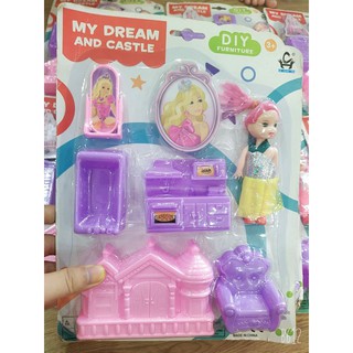 Bộ đồ chơi búp bê cho bé 3 tuổi