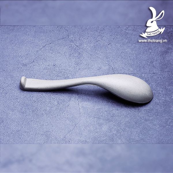 Muỗng cơm cán dài melamine màu nâu nhựa melamine Đài Loan - Chính Hãng
