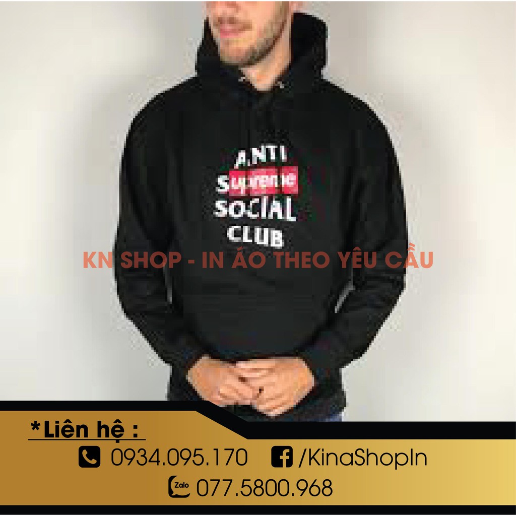 Áo hoodie Anti Social Social Club