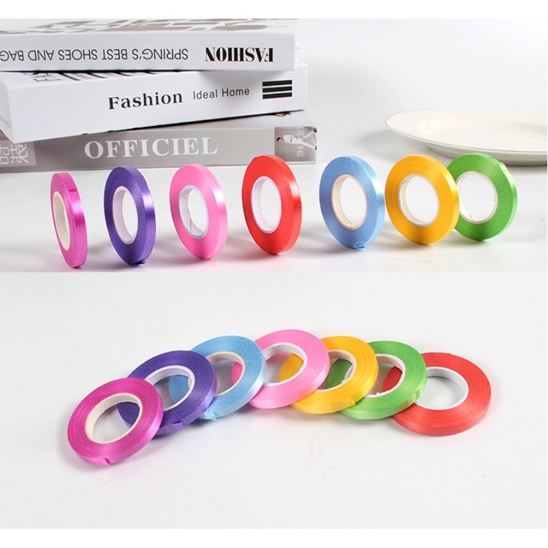 1 Cuộn Dây Ruy Băng 10m Trang Trí Bong Bóng