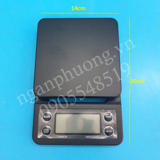 Cân tiểu ly điện tử ms-k07 3000g x0.1g timer scale