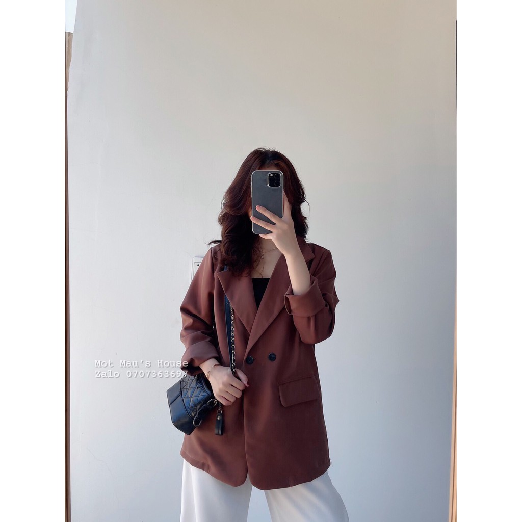 Áo vest Blazer túi nắp Hàn Quốc | BigBuy360 - bigbuy360.vn
