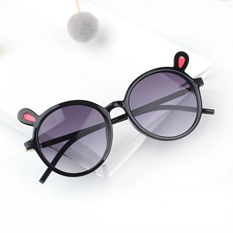 Mắt kính thời trang tai thỏ chống nắng tia UV, chống bụi cho bé trai và bé gái - Kính râm đi nắng đáng yêu cho bé