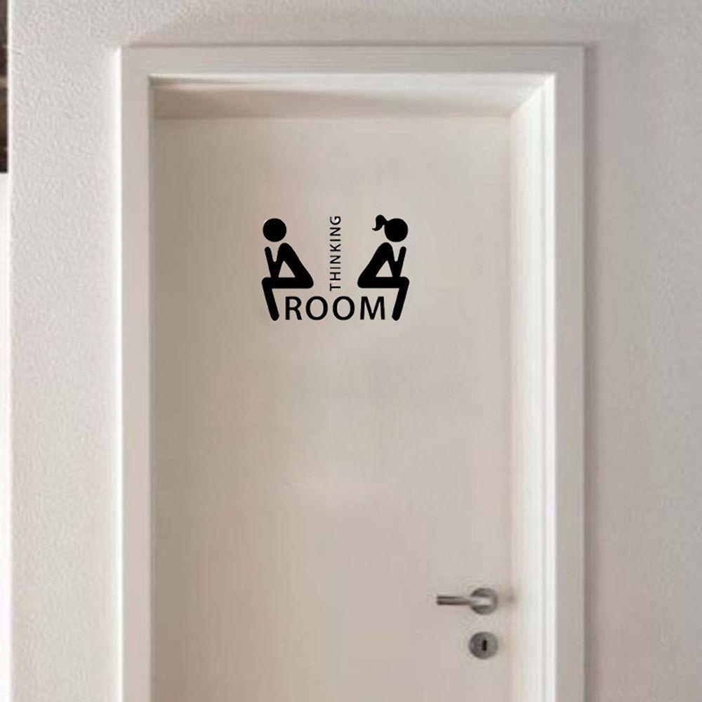Miếng Dán Trang Trí Toilet Hình NICKOLAS Dễ Thương DIY