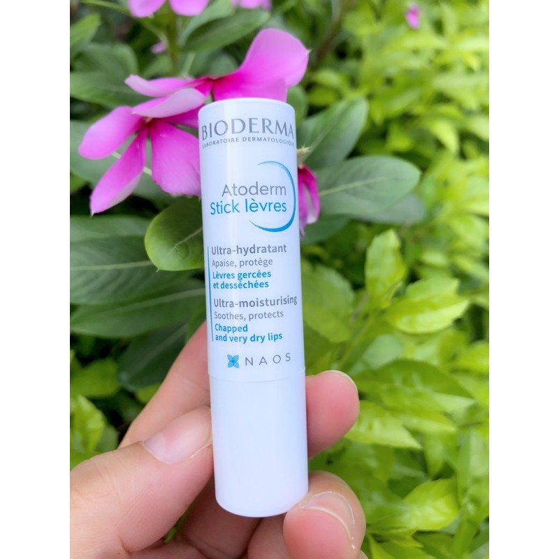 Son dưỡng mềm mịn môi Bioderma Atoderm Levres stick Hydratant Moisturising stick 4g Pháp