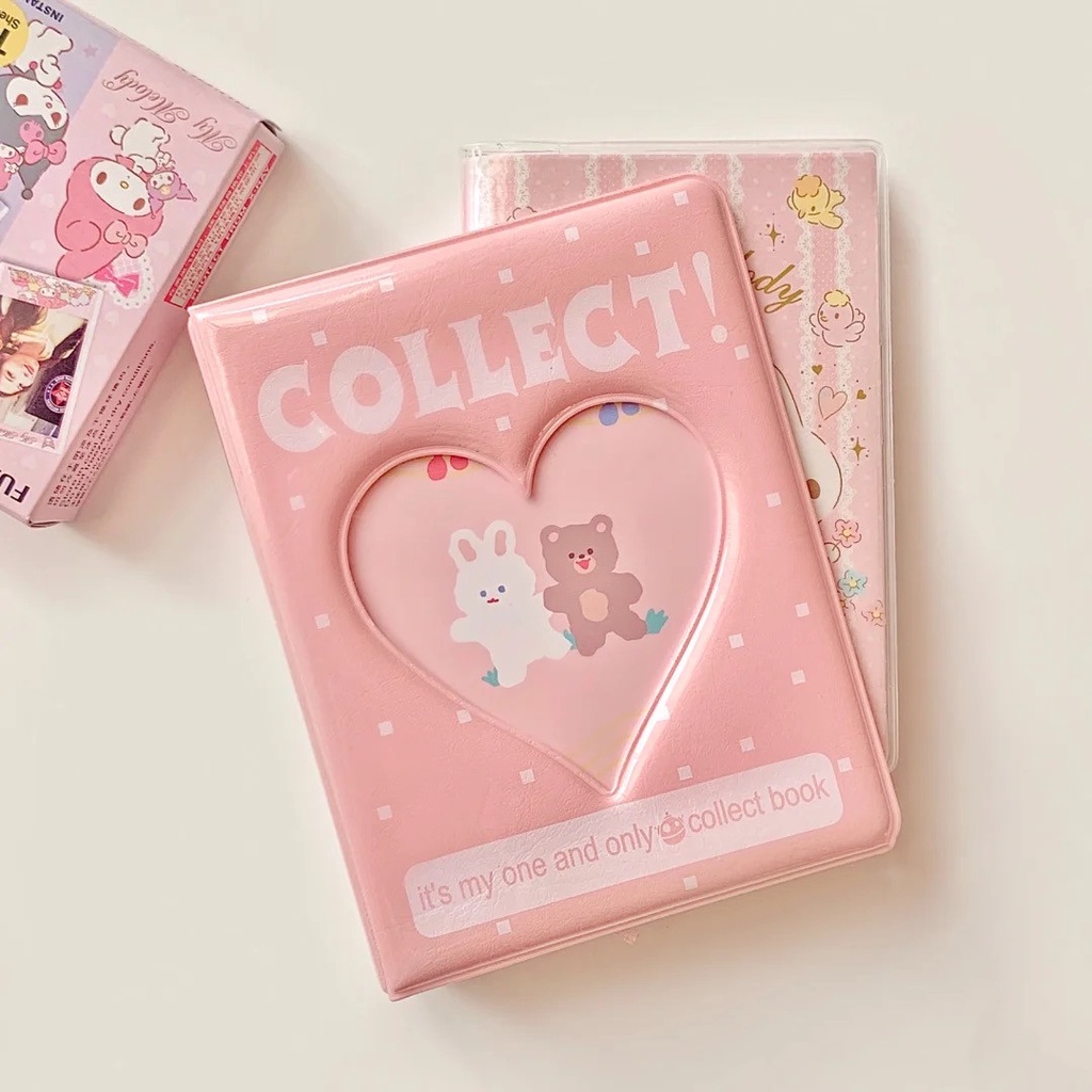 Album Ảnh 3 Inch 64 Ngăn In Hình Thần Tượng KPOP Giá Đỡ