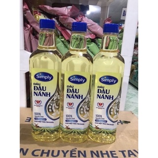 Dầu ăn Simply đậu nành 1L