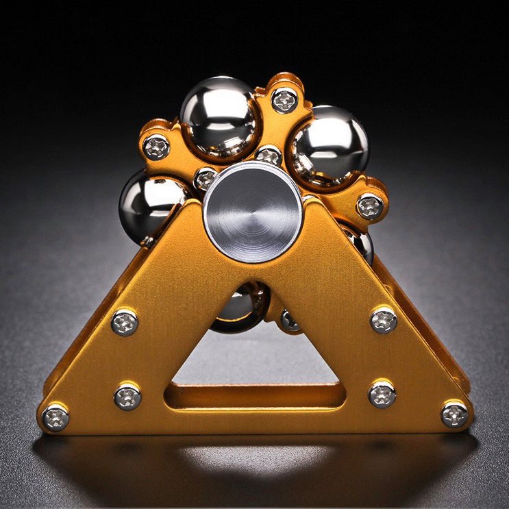 Con quay kim loại CNC giải trí, sưu tầm và trang trí bàn làm việc, trang trí bàn học