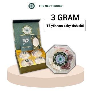 Tổ yến sào vụn tinh chế nguyên chất cho bé baby kèm nguyên liệu chưng yến