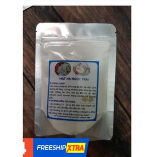Mặt nạ dẻo ngọc trai handmade 100gr siêu trắng da mờ thâm nám