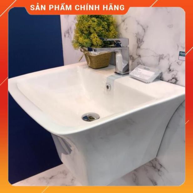 (SALE) Chậu rửa mặt , lavabo treo tường Aqualem FT6002