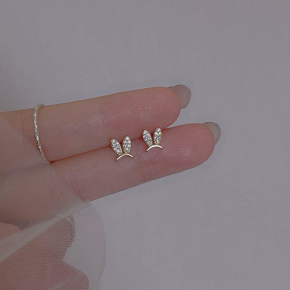 VANES1 Đôi Bông Tai Dáng Dài Đính Đá Thời Trang Cho Nữ