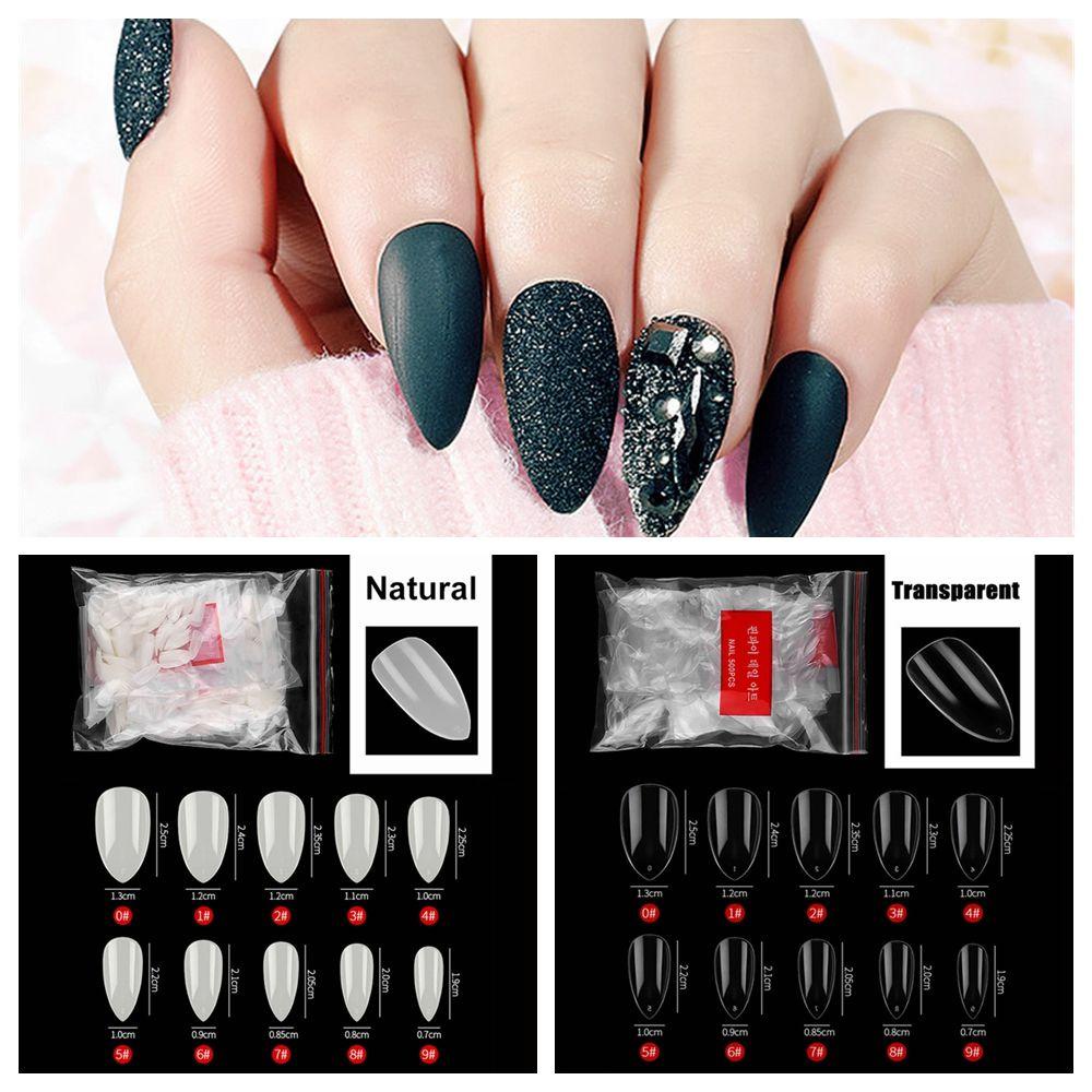 Set 500 Móng Tay Giả Bằng Acrylic Cao Cấp