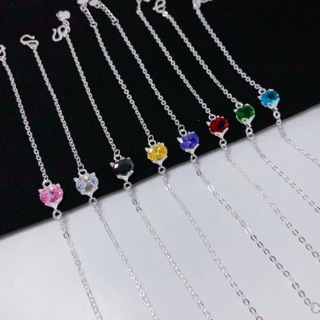 Lắc tay nữ hồ ly bạc ta đủ màu