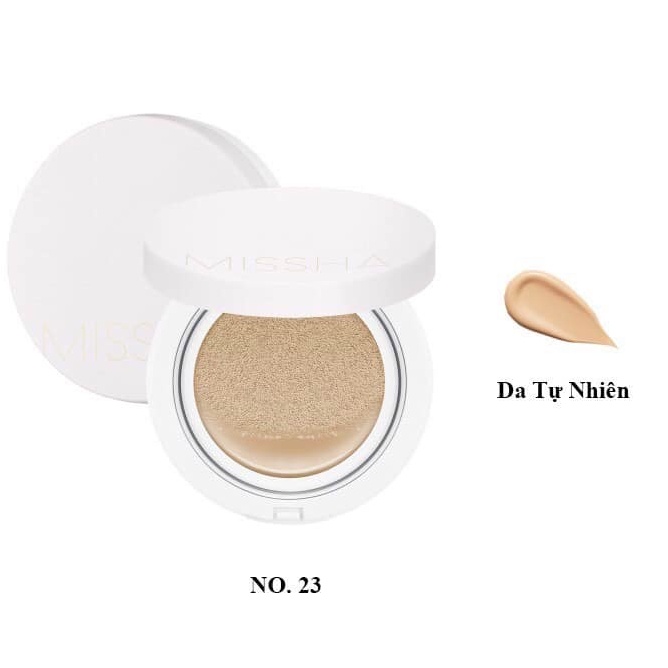 Phấn nước Missha Magic Cushion Cover Lasting SPF50+ PA+++ màu hồng kiềm dầu | BigBuy360 - bigbuy360.vn