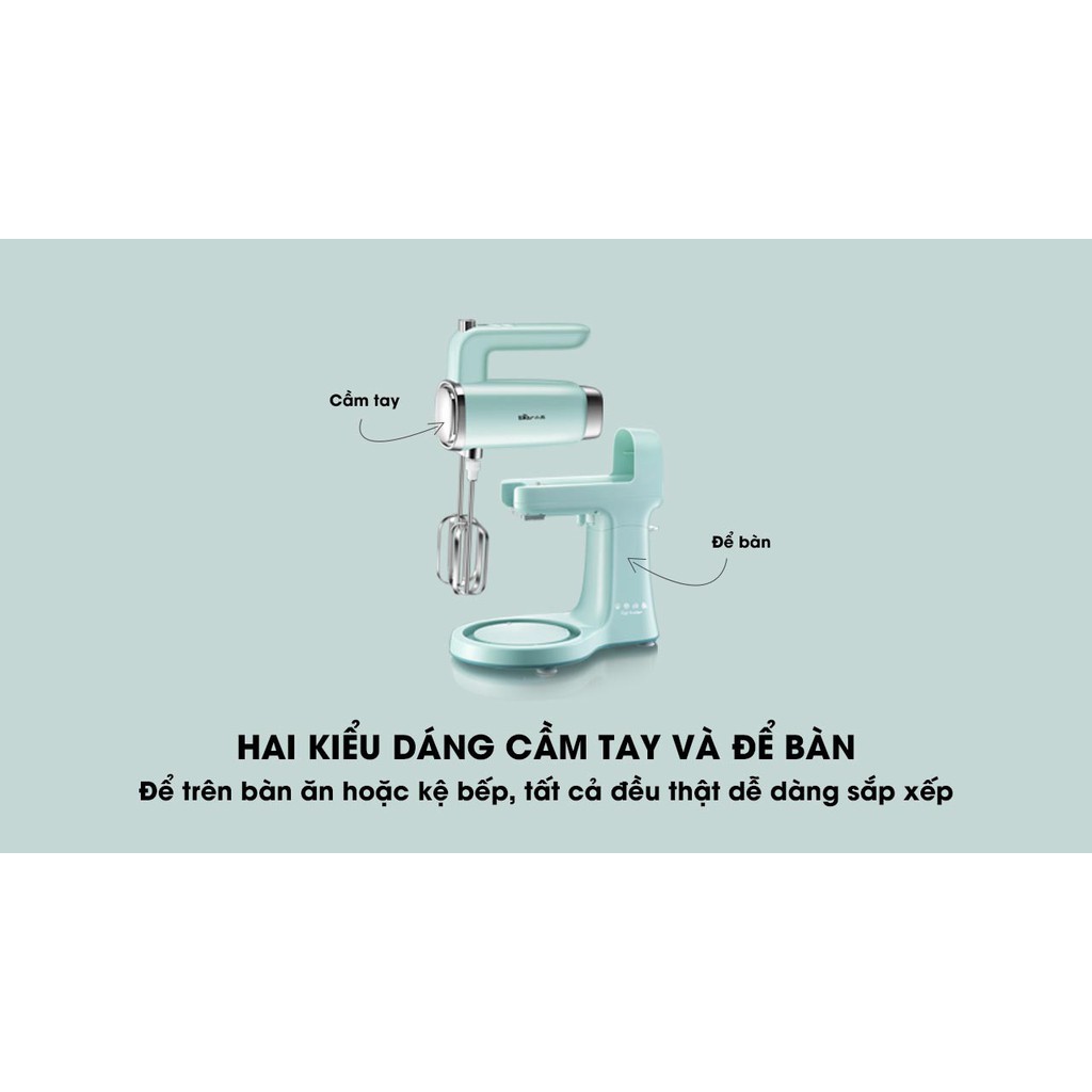 Máy đánh Trứng, Kem, Nhồi Bột BEAR Để Bàn Chính Hãng 4L - DDQ-B03V1