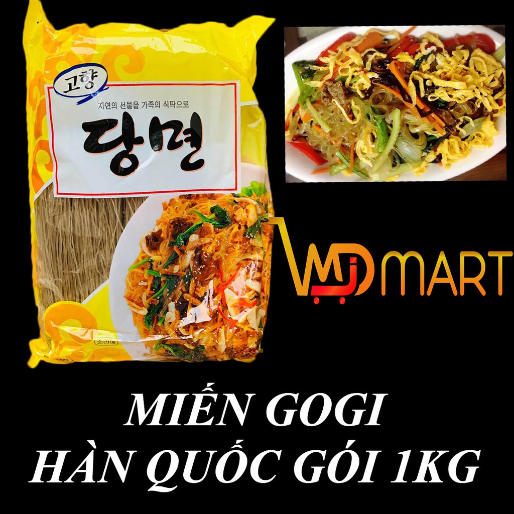 Miến Khoai Lang Gogi Hàn Quốc Gói 1kg,Mì ăn Liền Hàn Quốc