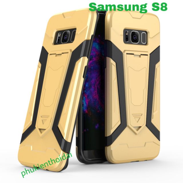 Samsung Galaxy S8 Ốp lưng chống sốc Iron Man Pro cao cấp