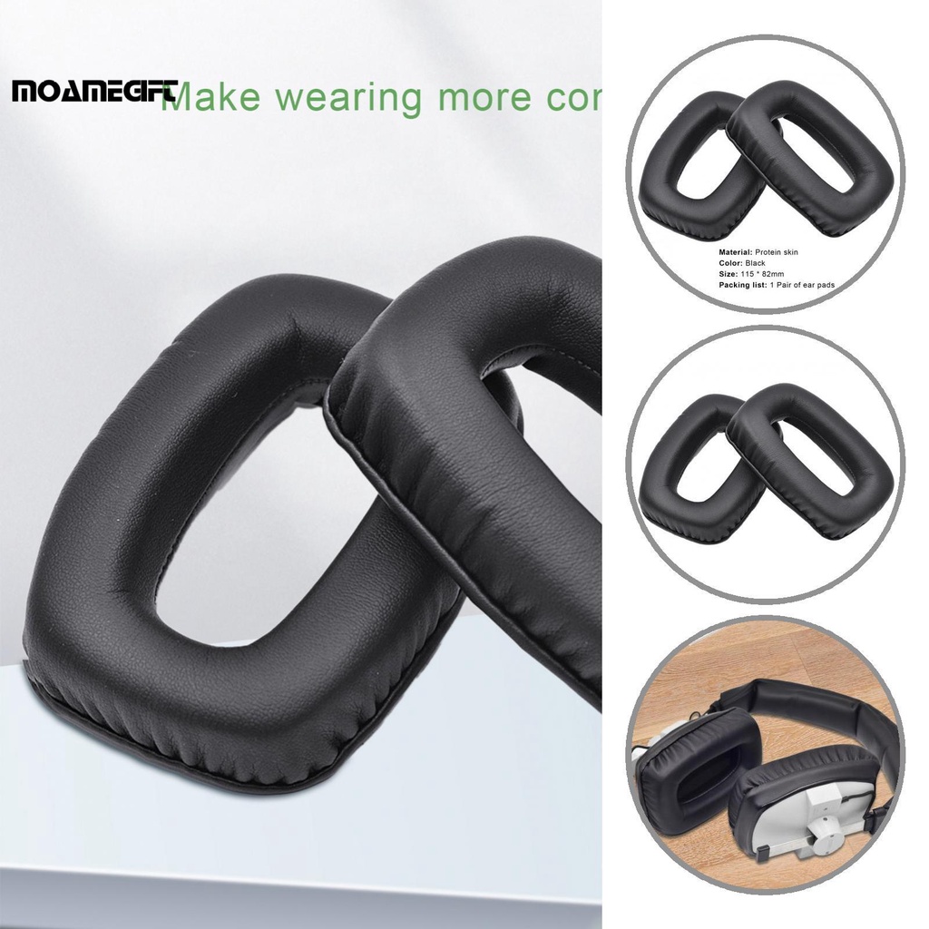 Moamegift Lightweight Headphone Sleeve Simple Installation Gaming Replaceable Headphone Sleeve Soft